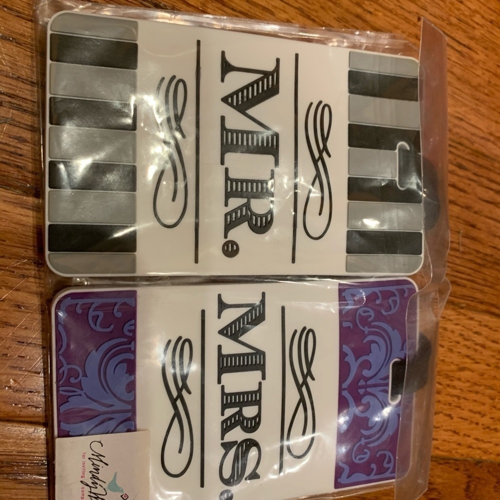 Mr. and Mrs. Luggage Tags - Wendy Weiss
